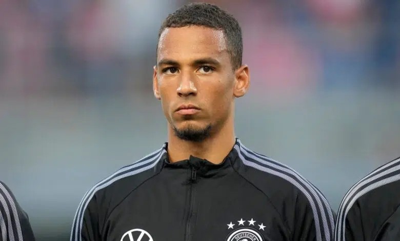 Thilo Kehrer: West Ham y Paris Saint-Germain alcanzan un contrato de defensor de £ 10.1 millones | DayDayNews 1 Germany's Thilo Kehrer stands prior to the start of the UEFA Nations League soccer match between Italy and Germany at Renato Dall'Ara stadium in Bologna, Italy, Saturday, June 4, 2022. (AP Photo/Antonio Calanni)