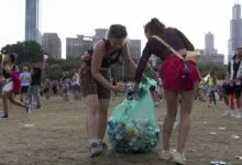 Lollapalooza paga $ 410,000 para limpiar el parque después del festival de música