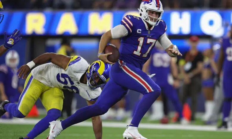 Buffalo Bills 31-10 Los Angeles Rams: Josh Allen lanza 3 touchdowns cuando Bills venció a Rams en la noche de apertura | Noticias de la NFL 1 Buffalo Bills 31-10 Los Angeles Rams: Josh Allen lanza 3 touchdowns cuando Bills venció a Rams en la noche de apertura | Noticias de la NFL