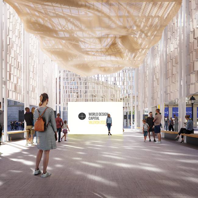 Así será Àgora València, un edificio temporal para la World Design Capital 2022 | Ahora 2 1663099952 276 Asi sera Agora Valencia un edificio temporal para la World
