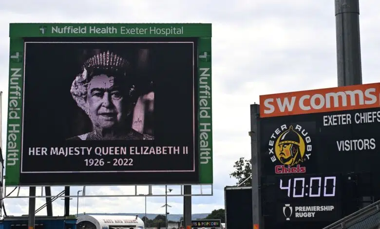 Premier League de Gallagher: tributo a la reina Isabel II con la victoria de Exeter Chiefs, Harlequins, London Ireland y Bristol Bears | Noticias de la Unión de Rugby 1 Premier League de Gallagher: tributo a la reina Isabel II con la victoria de Exeter Chiefs, Harlequins, London Ireland y Bristol Bears | Noticias de la Unión de Rugby