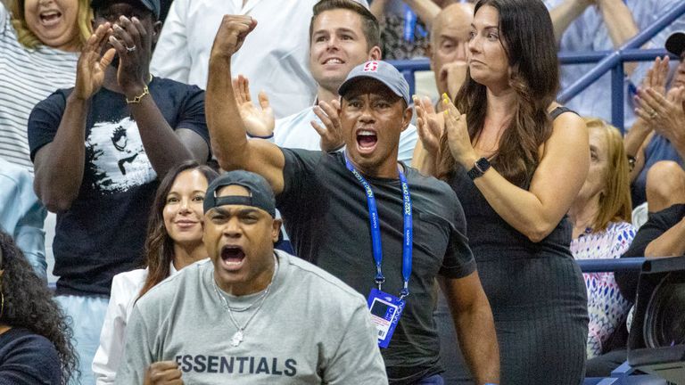 US Open: Serena Williams elogia el impacto de Tiger Woods noticias de tenis 2 Serena Williams de los Estados Unidos durante la segunda ronda de la segunda ronda de singles femeninos del Abierto de EE. Ciudad de York. (Foto de Tim Clayton/Corbis vía Getty Images)