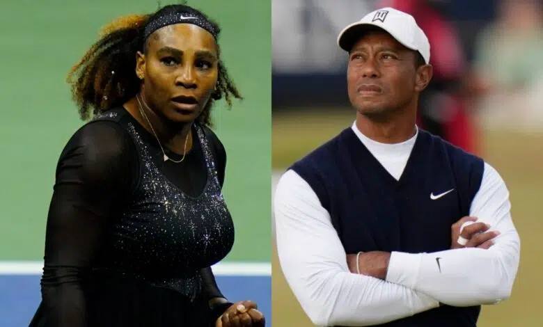 US Open: Serena Williams elogia el impacto de Tiger Woods noticias de tenis 1 Serena Williams and Tiger Woods