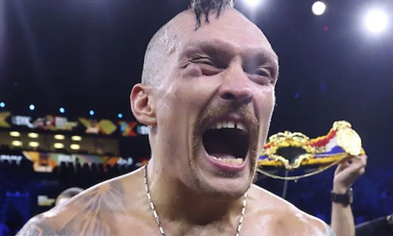 Oleksandr Usyk: Tyson Fury quiere pelear conmigo en una confrontación indiscutible de peso pesado | Noticias del boxeo 1 Jeddah, Saudi Arabia: Oleksander Usyk v Anthony Joshua, IBF, WBA, WBO & IBO World Heavyweight Title Fight..21 August 2022.Oleksandr Usyk wins