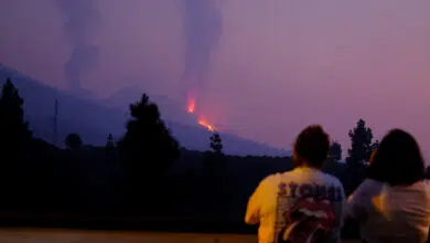 El segundo flujo de lava del volcán La Palma se acerca al mar 7 El segundo flujo de lava del volcán La Palma se acerca al mar