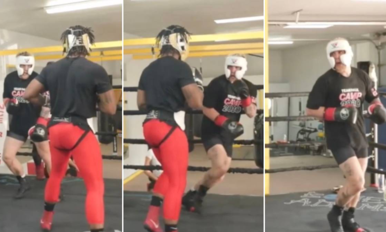 Hasim Rahman Jr publica un nuevo video de Jake Paul huyendo de él durante una sesión de entrenamiento 1 Hasim Rahman Jr publica un nuevo video de Jake Paul huyendo de él durante una sesión de entrenamiento