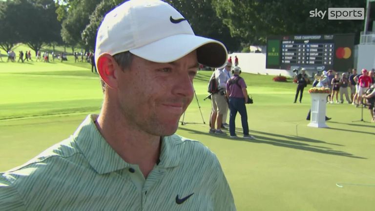 Rory McIlroy vence a Scottie Schaeffler por el histórico tercer título de la Copa FedEx en el Tour Championship Golf News 4 Rory McIlroy dijo que fue grandioso terminar la temporada con una nota alta y convertirse en el primer hombre en ganar la Copa FedEx tres veces.