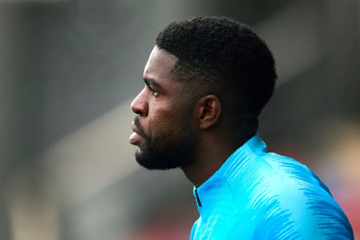 Samuel Umtiti está a punto de dejar Barcelona cedido por una temporada en Lecce, Italia 1 Samuel Umtiti está a punto de dejar Barcelona cedido por una temporada en Lecce, Italia