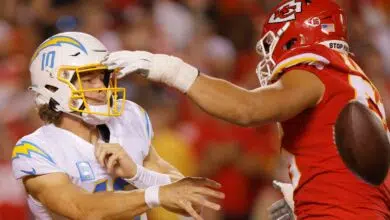 Cargadores 24-27 Jefes: Justin Herbert se lastima una costilla, Kansas City se recupera de un déficit de 10 puntos, pero Los Ángeles QB dice 'bien' | Noticias de la NFL 3 Cargadores 24-27 Jefes: Justin Herbert se lastima una costilla, Kansas City se recupera de un déficit de 10 puntos, pero Los Ángeles QB dice 'bien' | Noticias de la NFL