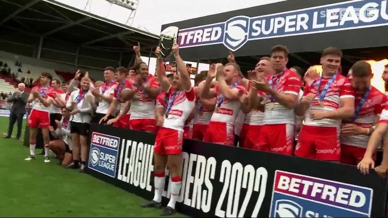 Crónica del partido - St. Helens 36 - 16 Toulouse 2 St Helens levanta el escudo de líder de la liga después de encabezar la clasificación de la Superliga china después de la temporada regular