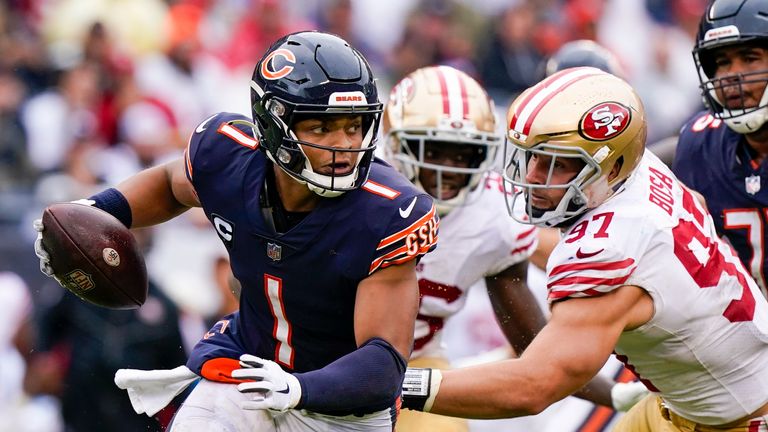 NFL Predictions Week 2: Dante Hall hace sus selecciones de juego con Neil Reynolds y Jeff Reinebold | Noticias de la NFL 5 Lo más destacado de San Francisco 49ers vs. Chicago Bears en la semana 1 de la temporada de la NFL