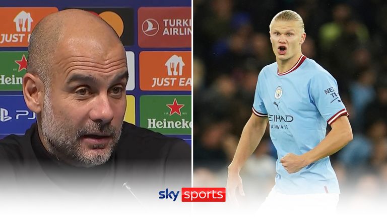 Manchester City 5 - 0 Kopphagen 2 Guardiola, Erling Haaland