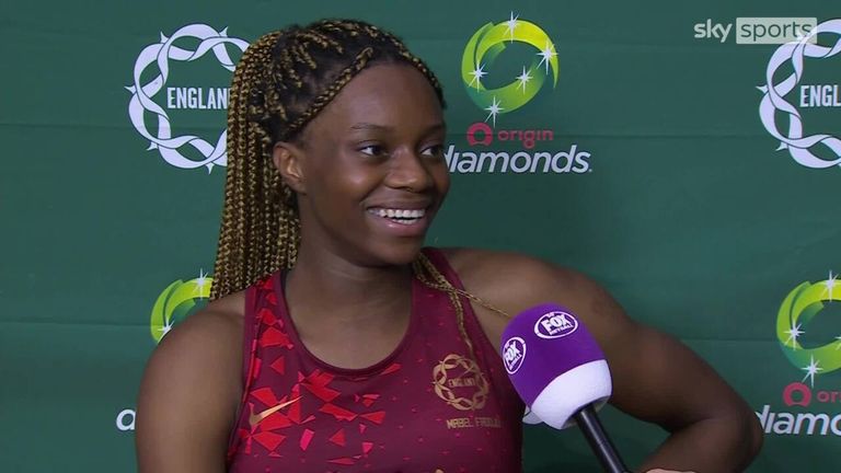 Vitality Roses de Inglaterra busca el próximo lanzamiento en la segunda prueba contra Australia Diamonds News 4 Funmi Fadoju brilla en su debut ante Australia Diamonds