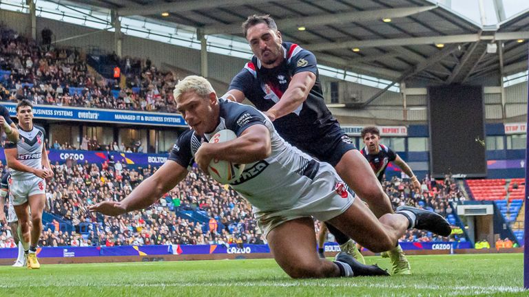 El regreso de Inglaterra de Ryan Hall es 'un momento muy especial', dice Herbie Farnworth | Noticias de la Unión de Rugby 3 Hall hizo dos intentos contra Francia (Foto: Allan McKenzie/SWpix.com)