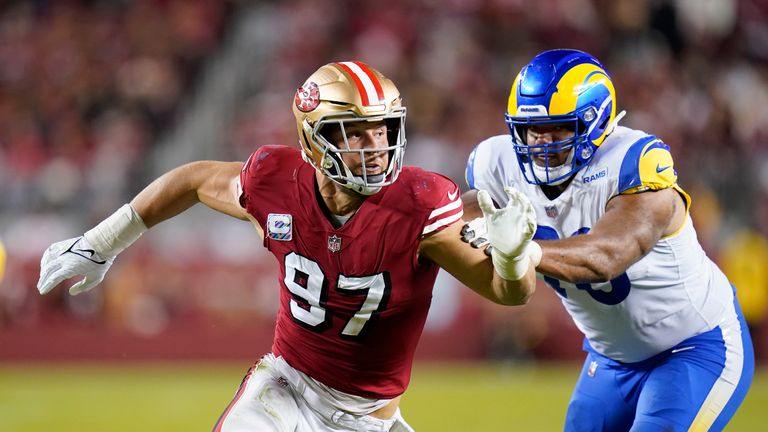 San Francisco 49ers @ Los Angeles Rams encabezan la Semana 8 de la NFL en vivo en Sky Sports | Noticias de la NFL 2 Lo más destacado de la semana 4 de la temporada de la NFL entre los 49ers de San Francisco y los Rams de Los Ángeles.