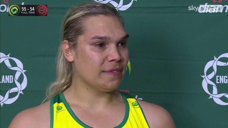 Vitality Roses de Inglaterra aturdidos por una bandeja de último segundo de Donnell Wallam en la prueba de apertura contra Australia pitching news 3 Wollham espera marcar el gol de la victoria en su debut en Australia como la tercera mujer indígena en jugar para su país, lo que inspirará a las futuras generaciones de jóvenes indígenas.