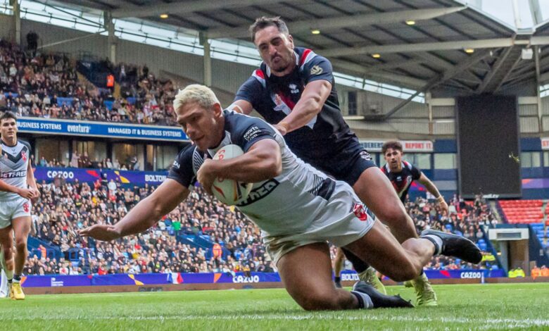 Copa Mundial de Rugby League: Ryan Hall le da mucho que pensar a Sean Wayne después de que Inglaterra venciera a Francia Noticias de la Liga de Rugby 1 Copa Mundial de Rugby League: Ryan Hall le da mucho que pensar a Sean Wayne después de que Inglaterra venciera a Francia Noticias de la Liga de Rugby