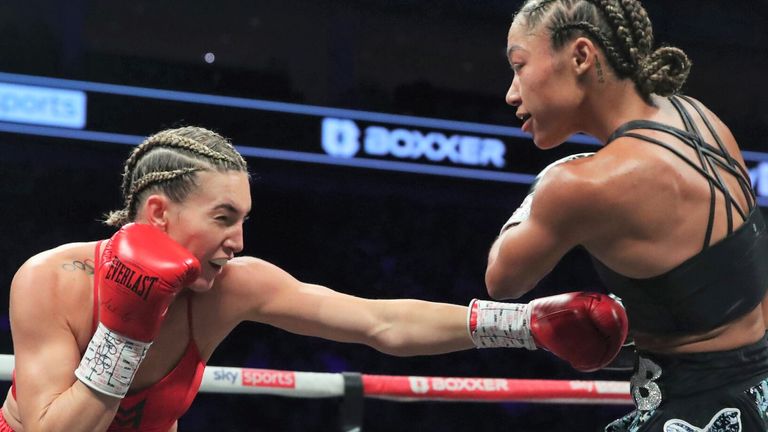 Mikaela Mayer pide la revancha o el choque de Katie Taylor después de la derrota por decisión dividida ante Alycia Baumgardner | 'Creo que lo haré' | Noticias del boxeo 3 Michaela MeyerAlicia Baumgardner