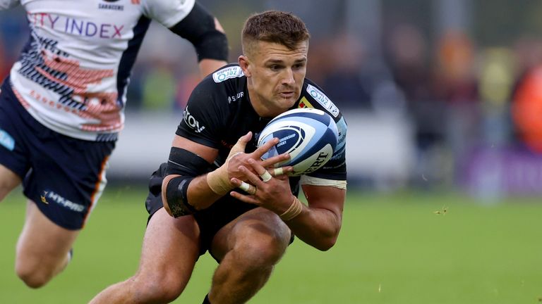 Exeter 20 - 22 sarracenos 2 Henry Slade parece haber dejado atrás la decepción de Inglaterra