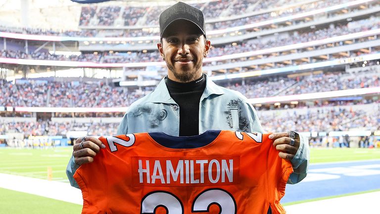 Denver Broncos: Sir Lewis Hamilton dice que "accidentalmente" se unió al equipo de la NFL Noticias de la NFL 2 deportes de cielo