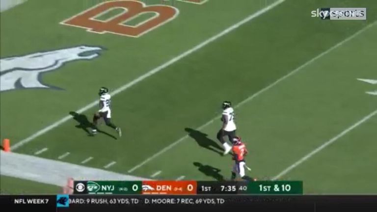 Neil Reynolds: ¿Se arrepiente Tom Brady de su regreso a la NFL después de otra derrota ante los Tampa Bay Buccaneers? | Noticias de la NFL 16 El corredor novato de los New York Jets, Brace Hall, mostró una velocidad impresionante para llevar este touchdown de 62 yardas a la casa.
