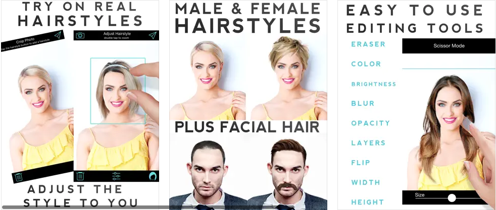 11 de las aplicaciones más creativas para mejorar tu juego de belleza 10 Hair Makeover: la mejor aplicación de servicios de belleza