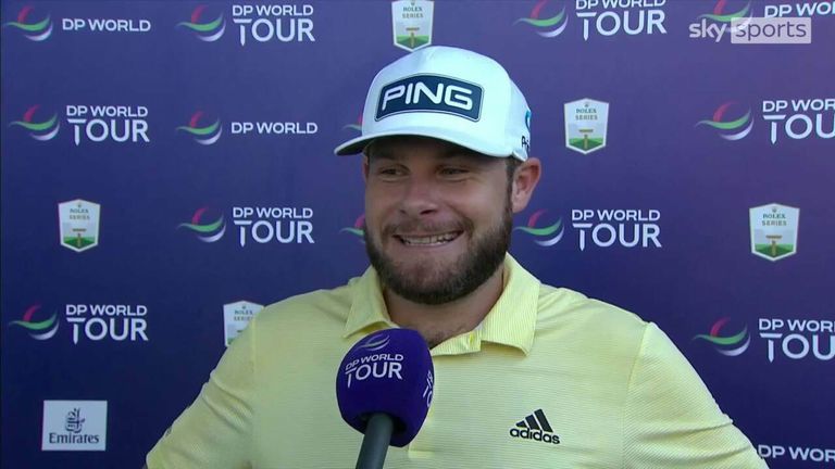 DP World Tour Championship: Matt Fitzpatrick, Tyrrell Hatton comparten el liderazgo en Dubai | Rory McIlroy en disputa | Noticias de golf 3 Tyrell Hatton reflexionó sobre un 67 en la segunda ronda que lo puso en un empate con Matt Fitzpatrick por el liderato en el DP World Tour Championship.