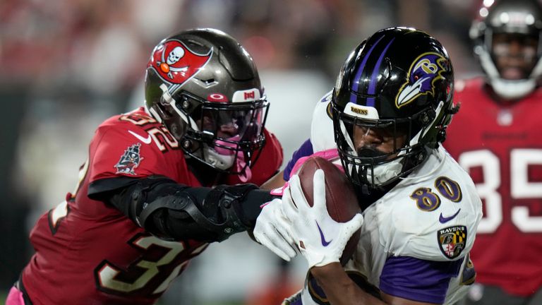 Baltimore Ravens 27-22 Tampa Bay Buccaneers: los Buccaneers de Tom Brady caen a 3-5 en la temporada después de la tercera derrota consecutiva y la quinta en seis juegos | Noticias de la NFL 2 deportes de cielo