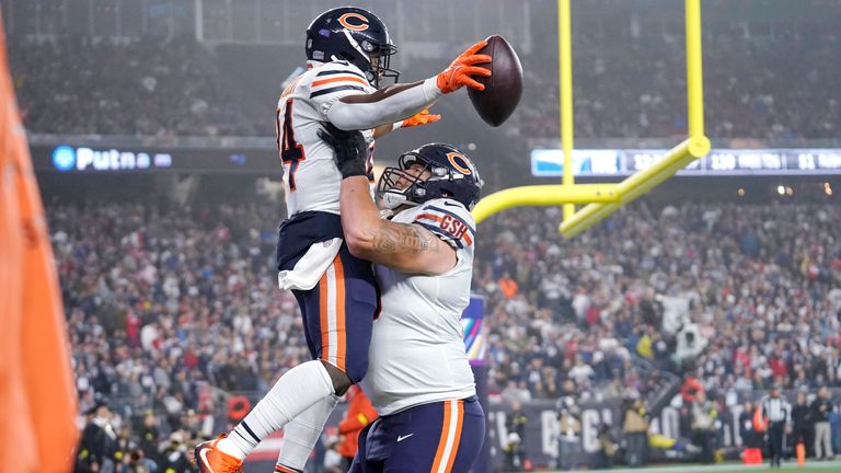 Chicago Bears 33-14 New England Patriots: Mike Jones sale de la banca en la primera mitad, los Patriots pierden en casa ante los Bears Noticias de la NFL 2 deportes de cielo