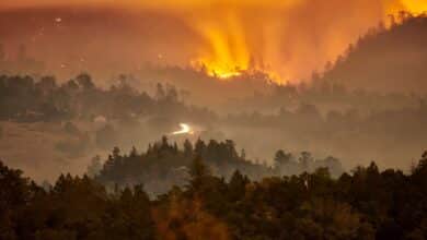 Los incendios forestales pueden intensificar las tormentas destructivas a medio continente de distancia