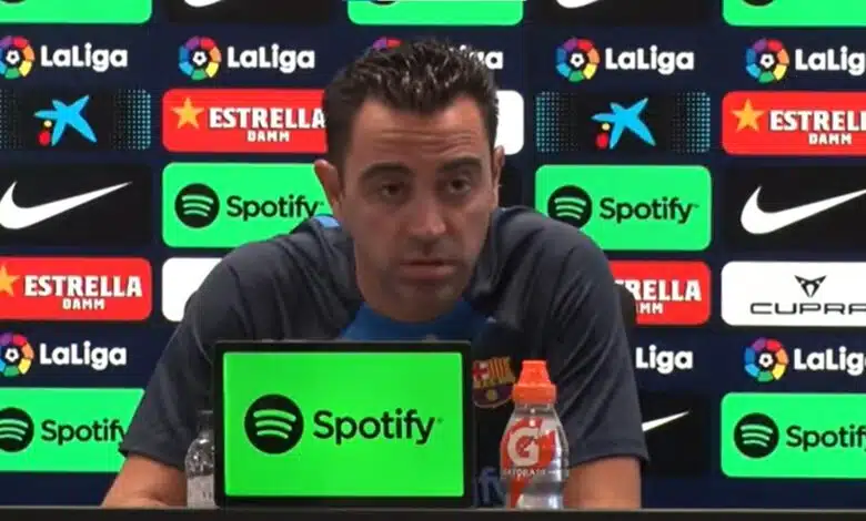Xavi Hernández responde a preguntas sobre la moral del Barcelona antes del Clásico