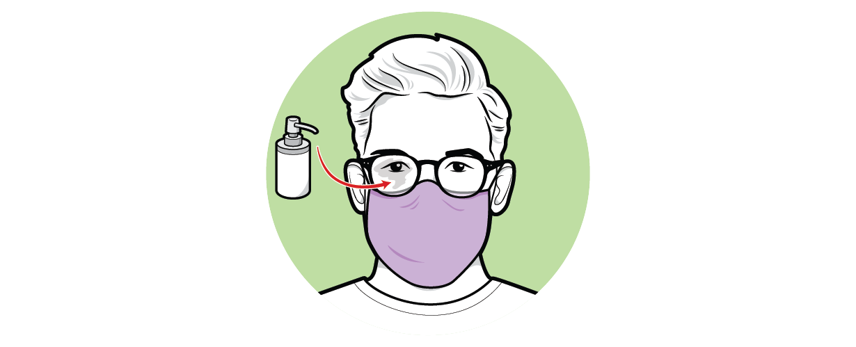 Cómo usar una máscara facial durante la pandemia de coronavirus 6 figura de máscara
