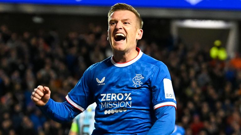 Michael Beal: los Rangers 'deben ganar 56 juegos pronto' | Noticias de futbol 5 Steven Davies de los Rangers celebra marcar su gol para tomar una ventaja de 1-0 en el mejor partido de la Copa Deportiva entre Rangers y Dundee en el Ibrox Stadium