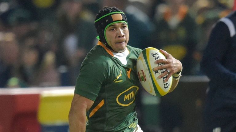 Springboks hacen cuatro para Inglaterra en Twickenham; Makazole Mapimpi, Eben Etzebeth regresan | Noticias de la Unión de Rugby 2 Cheslin Korbe es uno de los cinco jugadores que regresan a los clubes europeos cuando las pruebas quedan fuera de la ventana internacional.