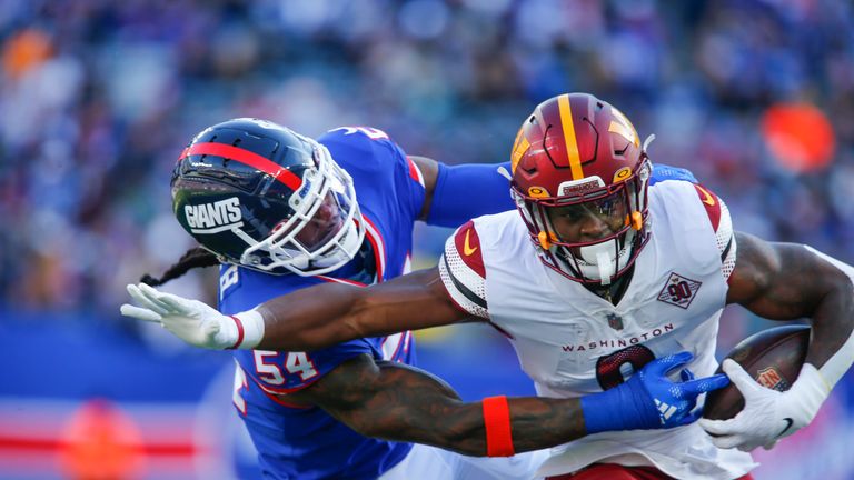 Estadísticas de la semana 13 de la NFL: Davante Adams domina a los Chargers, los Rams alcanzan un nuevo mínimo para los actuales campeones del Super Bowl | Noticias de la NFL 8 Lo más destacado de Washington Commanders vs. New York Giants en la semana 13 de la temporada de la NFL
