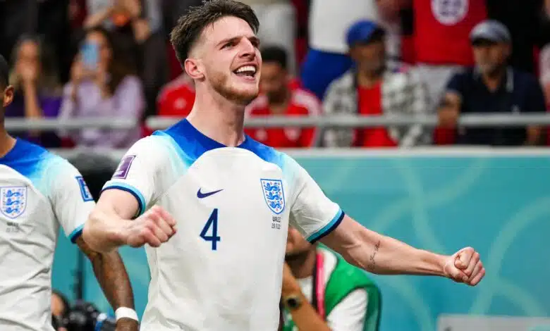 Declan Rice dice que Inglaterra merece más crédito por el desempeño de la Copa Mundial y que otros países deberían tenerles miedo | Noticias de futbol 1 Declan Rice dice que Inglaterra merece más crédito por el desempeño de la Copa Mundial y que otros países deberían tenerles miedo | Noticias de futbol