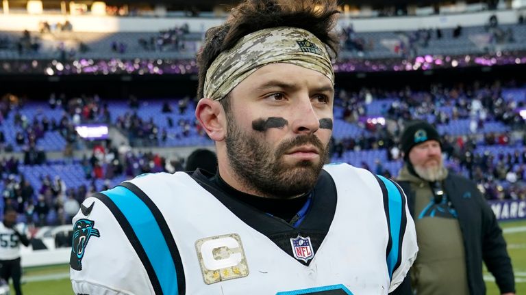 Los Angeles Rams le piden al mariscal de campo de la NFL Baker Mayfield que renuncie a la exención | Noticias de la NFL 2 Carolina Panthers despide a Mayfield de su equipo el lunes
