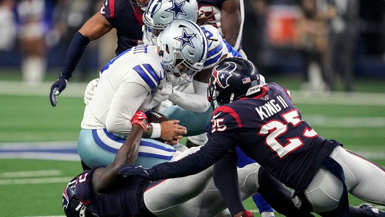 Odell Beckham Jr .: el propietario de los Dallas Cowboys, Jerry Jones, les dice a los fanáticos que 'apoyen' la decisión de firmar potencialmente al receptor agente libre | Noticias de la NFL 3 Lo más destacado de la semana 14 de la temporada de la NFL entre los Houston Texans y los Dallas Cowboys.