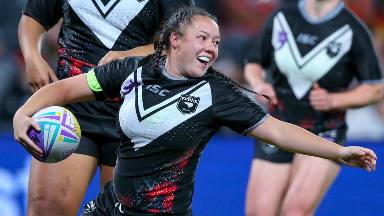 Copa Mundial de Rugby League: conozca a los equipos femeninos que participan en el torneo de ocho equipos de Inglaterra | Noticias de la Liga de Rugby 6 Raecene McGregor es una de las estrellas de Nueva Zelanda