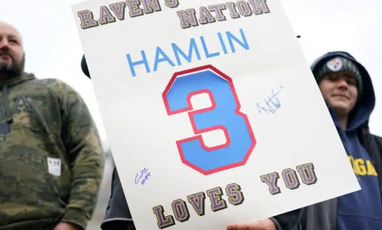 Damar Hamlin: la NFL saluda a la seguridad de los Buffalo Bills después del paro cardíaco del lunes por la noche | Noticias de la NFL 1 Damar Hamlin: la NFL saluda a la seguridad de los Buffalo Bills después del paro cardíaco del lunes por la noche | Noticias de la NFL