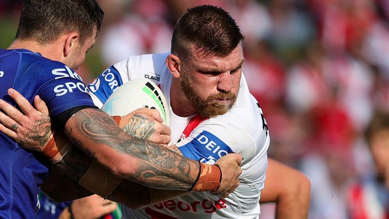 Josh Drinkwater: el nuevo fichaje de Warrington Wolves ansioso por ayudar a terminar con la sequía de finales de la Premier League del club | Noticias de la Liga de Rugby 3 Josh McGuire es uno de los dos delanteros de alto perfil firmados por Warrington de la NRL