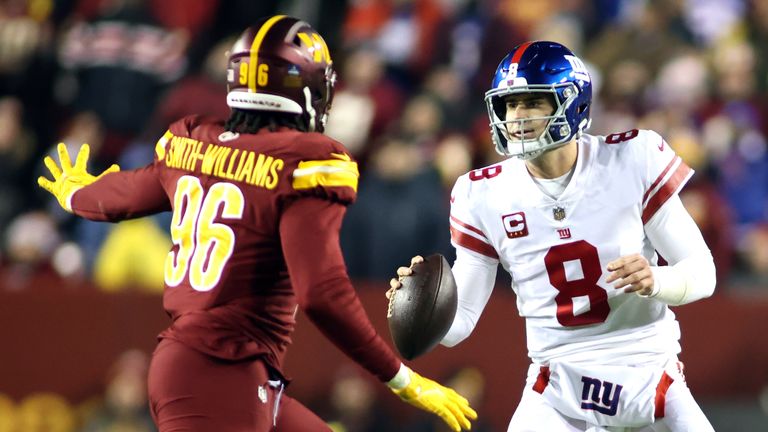 New York Giants 20-12 Washington Commanders: Kayvon Thibodeaux y Daniel Jones brillan mientras los visitantes aumentan las esperanzas de playoffs | Noticias de la NFL 2 deportes de cielo
