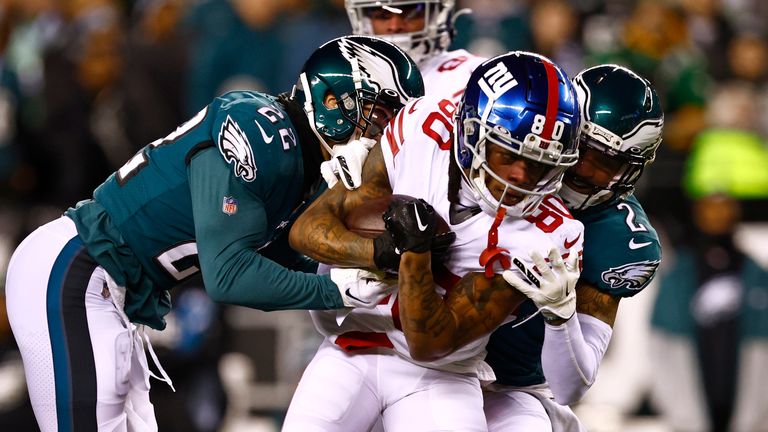 Playoffs de la NFL: Hannah Wilkes anticipa el título de la conferencia antes de los 49ers de los Eagles y los Bengals de los Chiefs | Noticias de la NFL 4 Lo más destacado del viaje de los New York Giants a los Philadelphia Eagles en la división de playoffs de la NFL