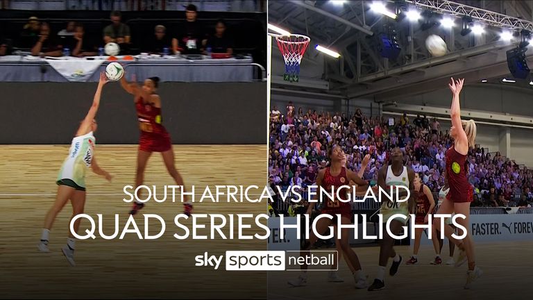 Quad Series 2023: las esperanzas de Inglaterra se desvanecen cuando Sudáfrica obtiene un empate dramático | Noticias de netball 2 deportes de cielo