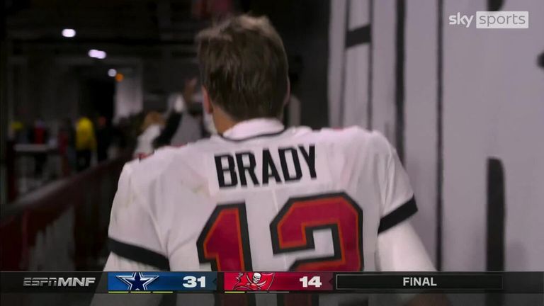 Tras despedida de potenciales Tampa Bay Buccaneers, NFL regresa a Tom Brady deja vu | Noticias NFL 6 El mariscal de campo de los Tampa Bay Buccaneers, Brady, se marcha después de una derrota unilateral ante los Dallas Cowboys en el juego Super Wild Card