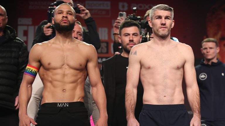 Chris Eubank Jr vs Liam Smith: Smith puede 'sorprender' a Eubank Jr | '¡Pruébalo! ' | Noticias del boxeo 2 Chris Eubank Jr y Liam Smith pesan (Foto: Lawrence Lustig/BOXXER)