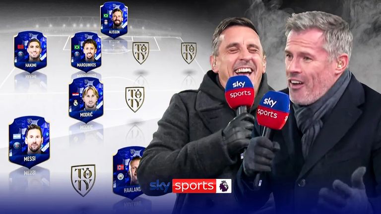 Se anuncia el equipo del año de FIFA 23: Jude Bellingham, Virgil van Dijk, Kevin De Bruyne en el XI final | Noticias de futbol 2 Equipo Nev y Carra Fifa 23
