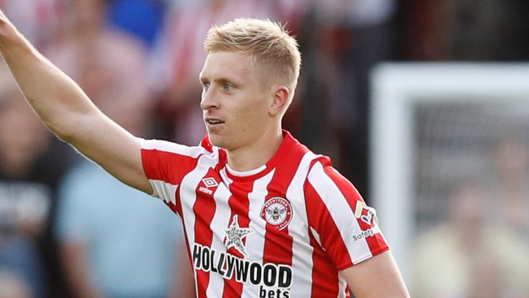 Exclusivo de Thomas Frank: por qué Brentford aún no ha perdido después de anotar primero en la Premier League | Noticias de futbol 5 Ben Mee de Brentford durante el partido de fútbol de la Premier League entre Brentford y Wolverhampton Wanderers en el Gtech Community Stadium de Londres, sábado 29 de octubre de 2022 Celebre después de marcar. (Foto AP/Steve Luciano)