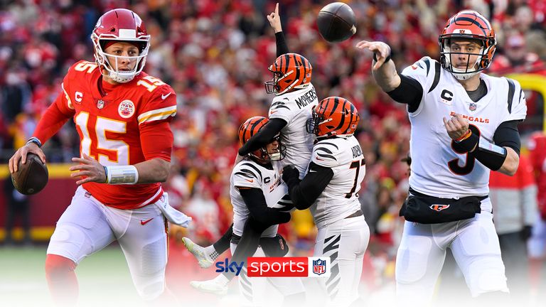 Playoffs de la NFL: Hannah Wilkes anticipa el título de la conferencia antes de los 49ers de los Eagles y los Bengals de los Chiefs | Noticias de la NFL 11 Eche un vistazo al emocionante partido por el título de la AFC de la temporada pasada entre los Cincinnati Bengals y los Kansas City Chiefs, que se resolvió en tiempo extra. ¿Podemos esperar algo similar este domingo?