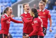 LEER Mujeres 0-1 Man Utd Mujeres: el título tardío de Rachel Williams coloca a Man Utd en la cima de WSL | Noticias de futbol
